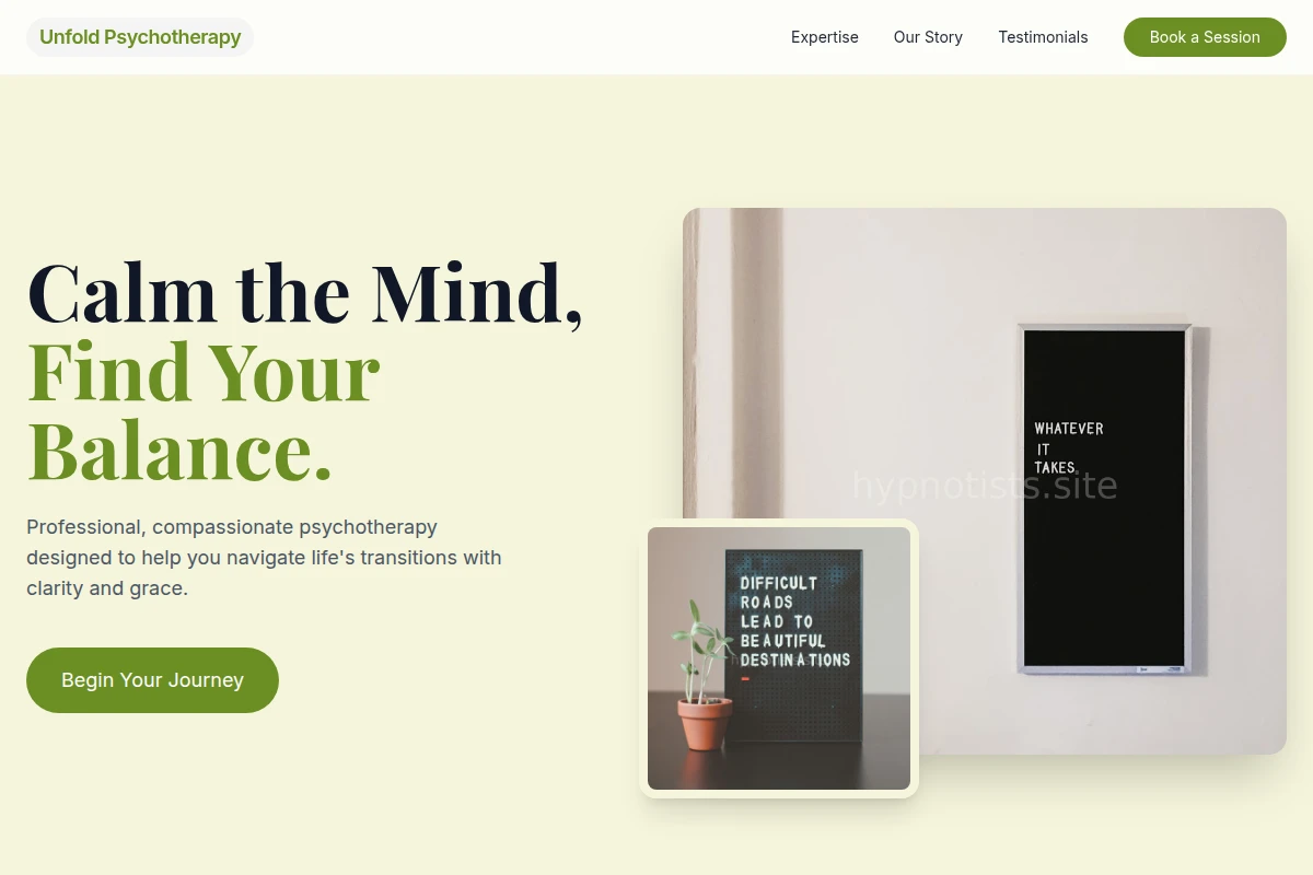 Unfold Psychotherapy